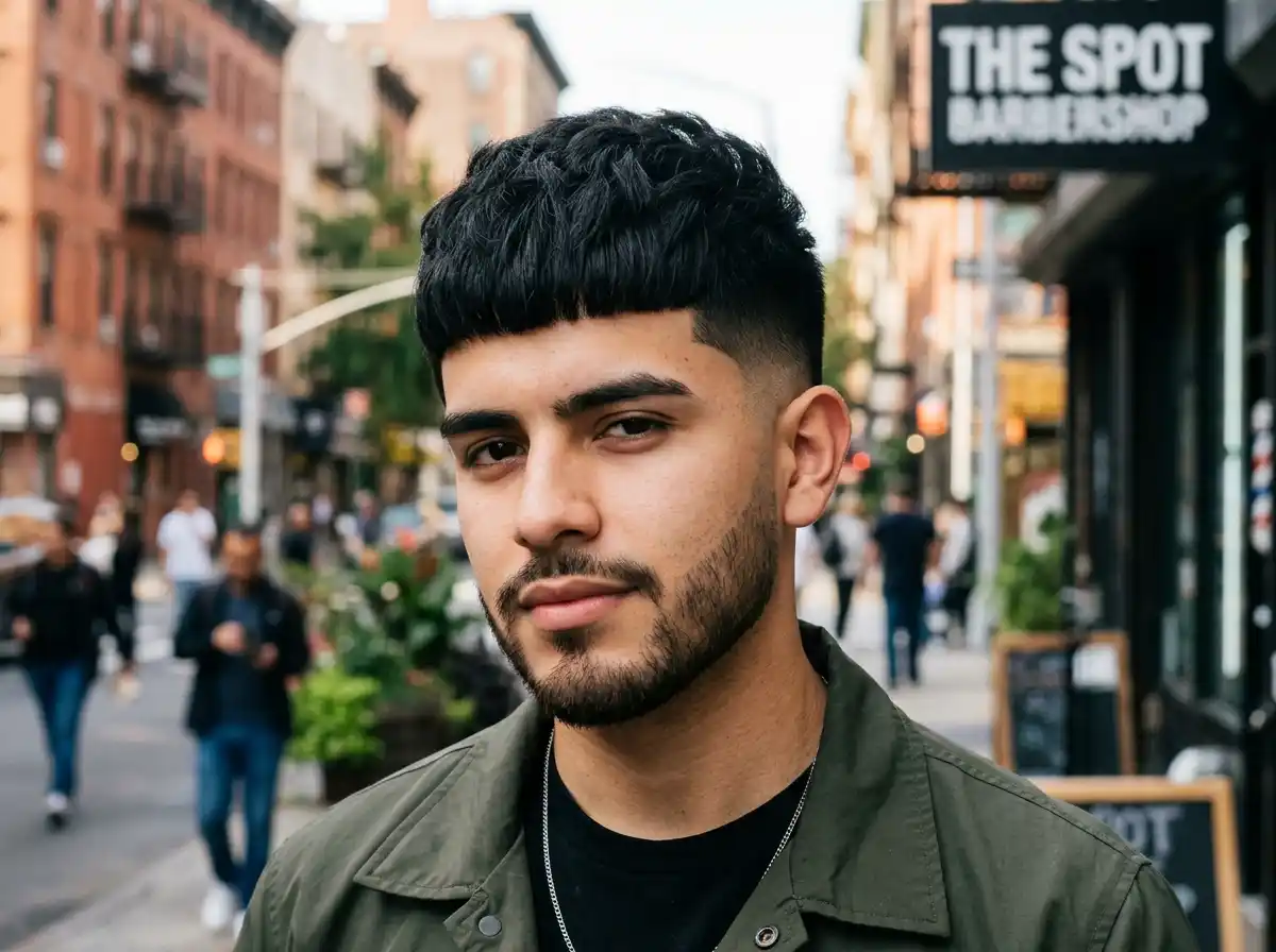 Edgar Cut for Thick Hair