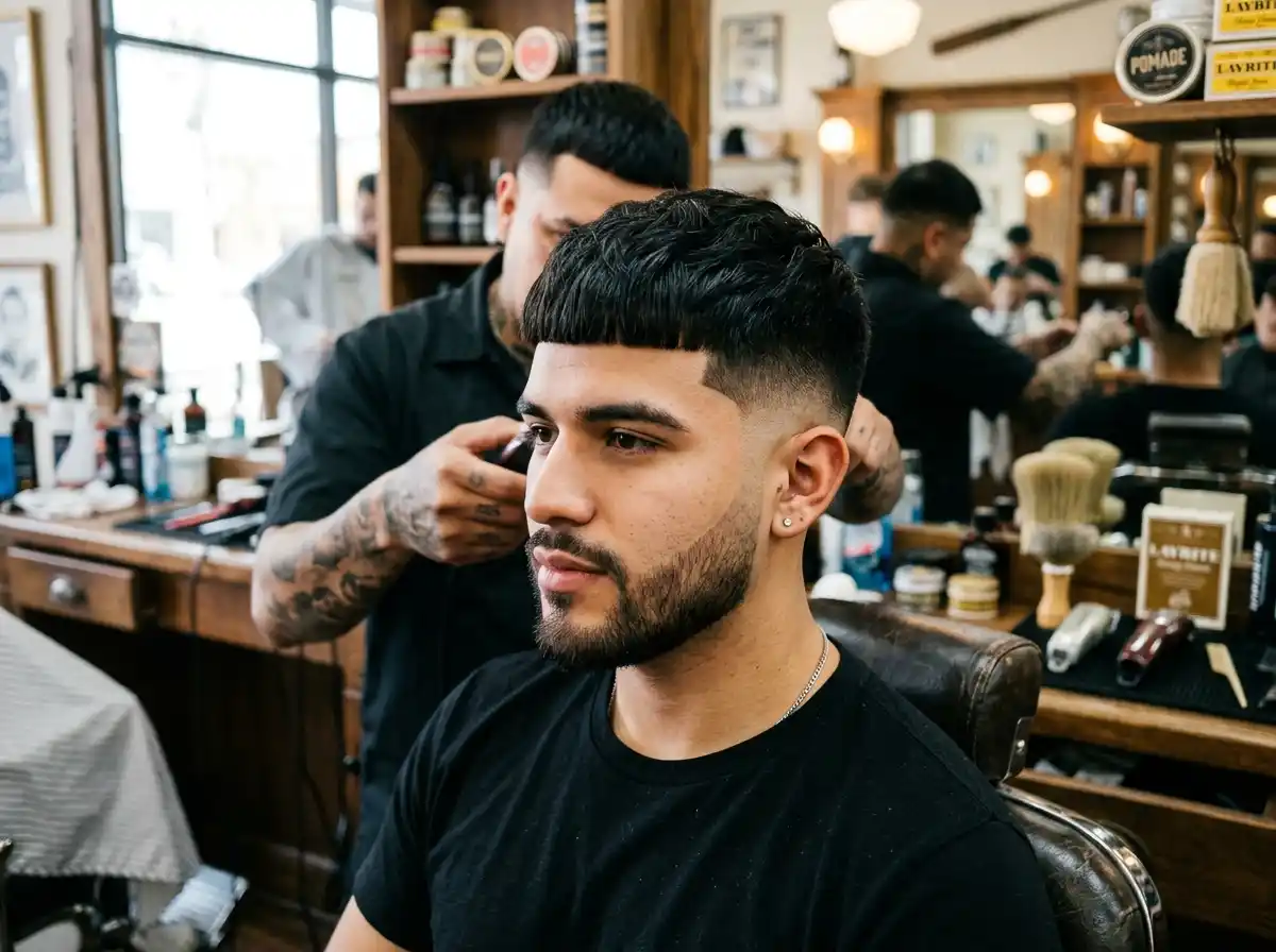 Edgar Cut with Fade 