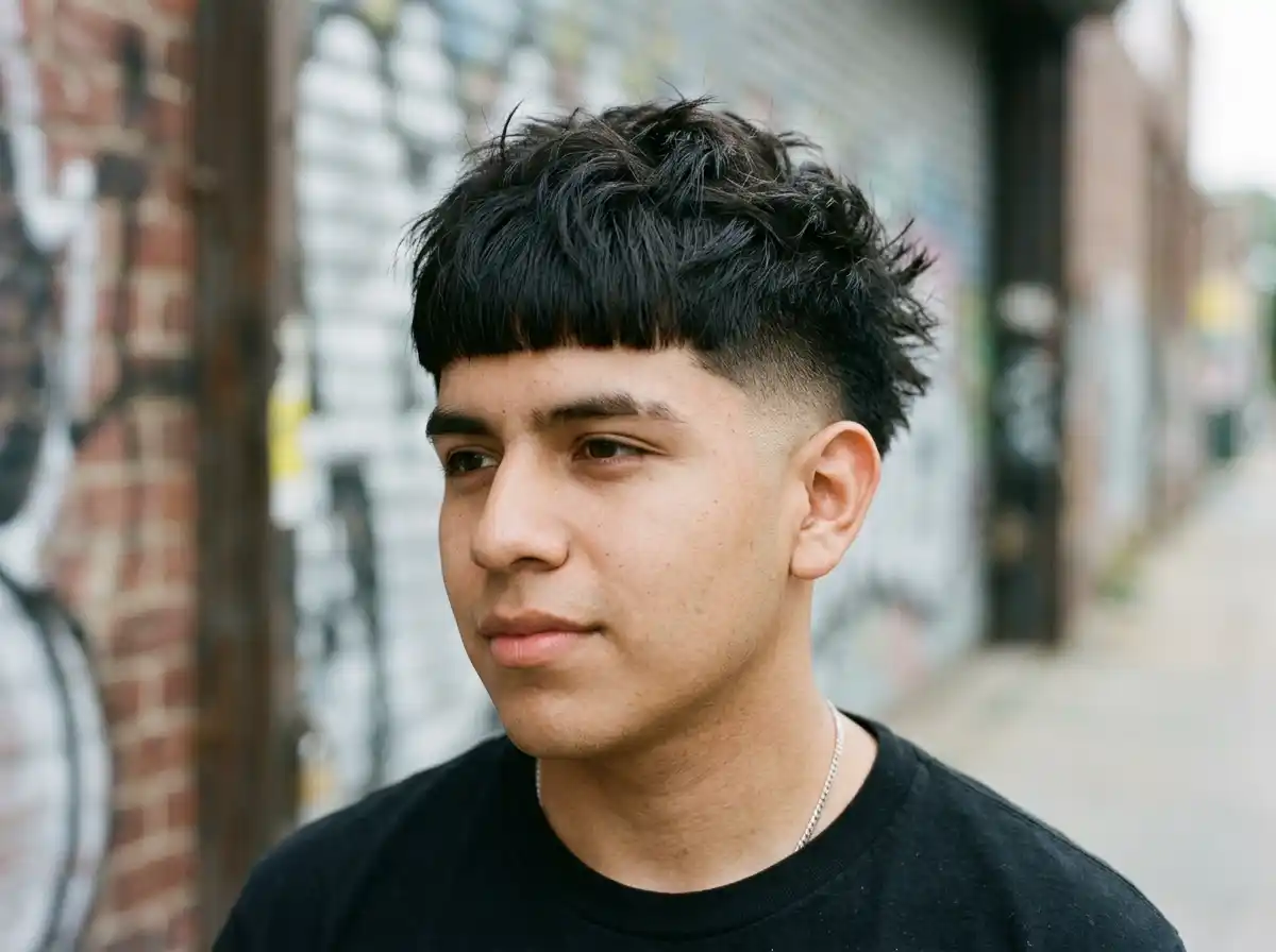 Messy Edgar Cut