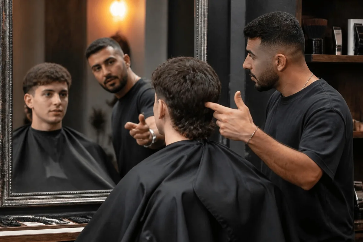 Ask barber low taper fade mullet
