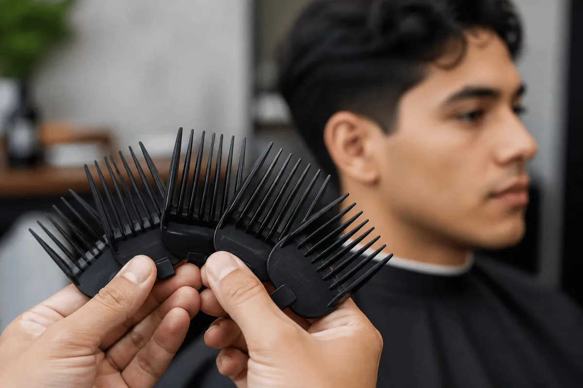 How to cut a drop fade clipper guards set