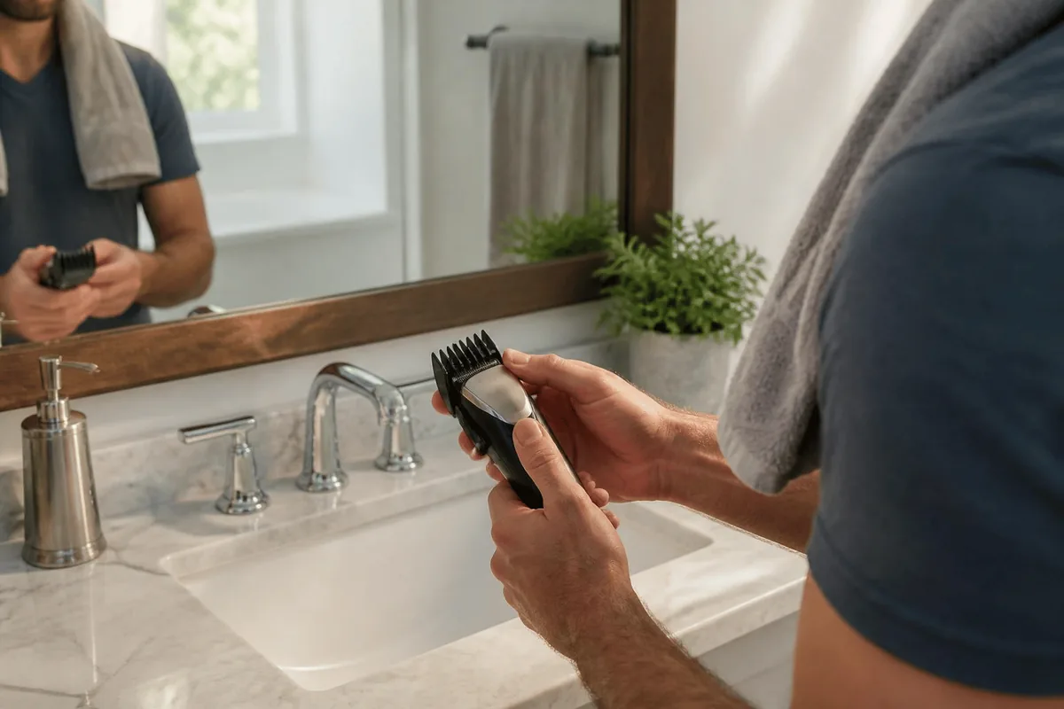 How to cut a drop fade home clippers bathroom sink
