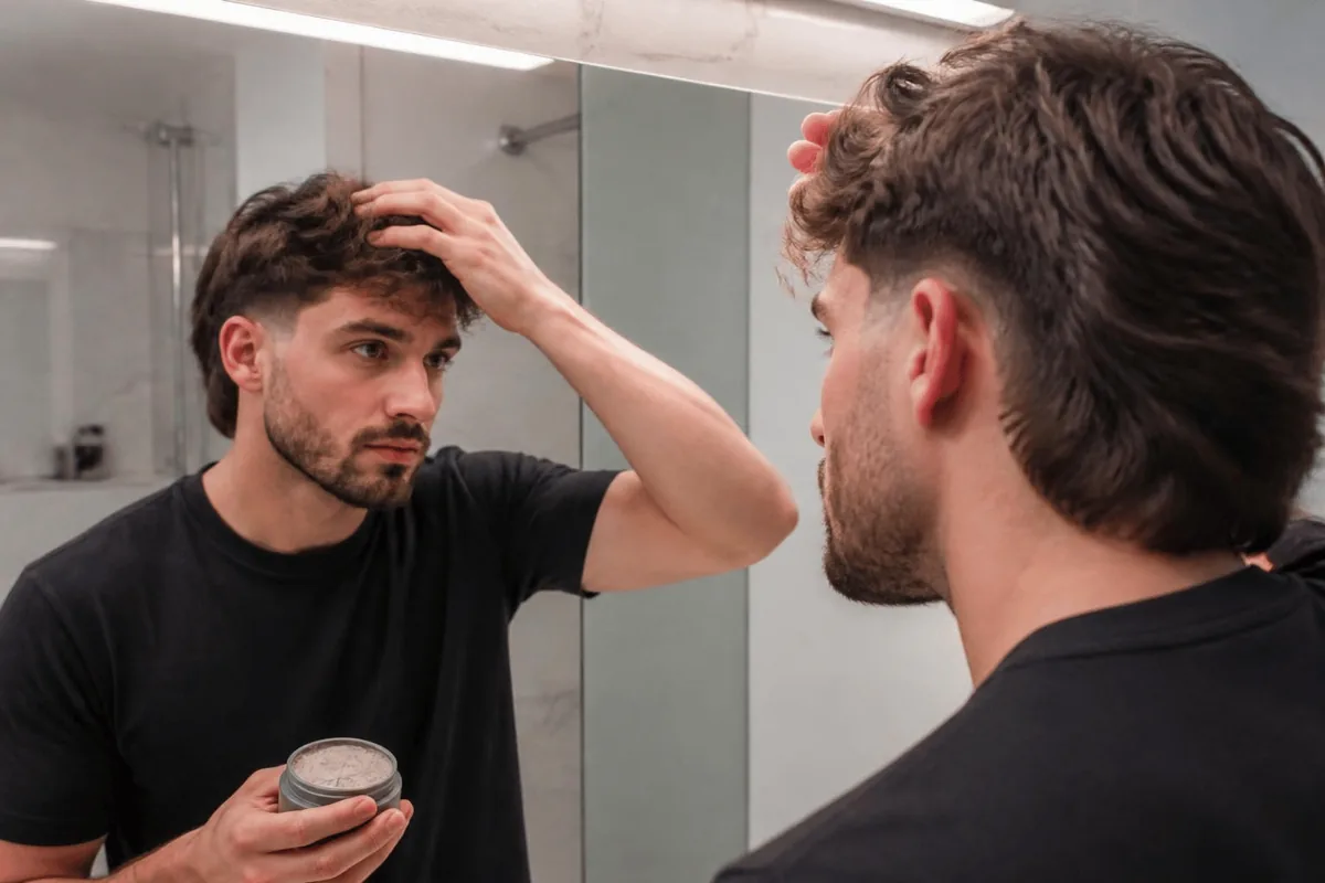 How to style low taper fade mullet