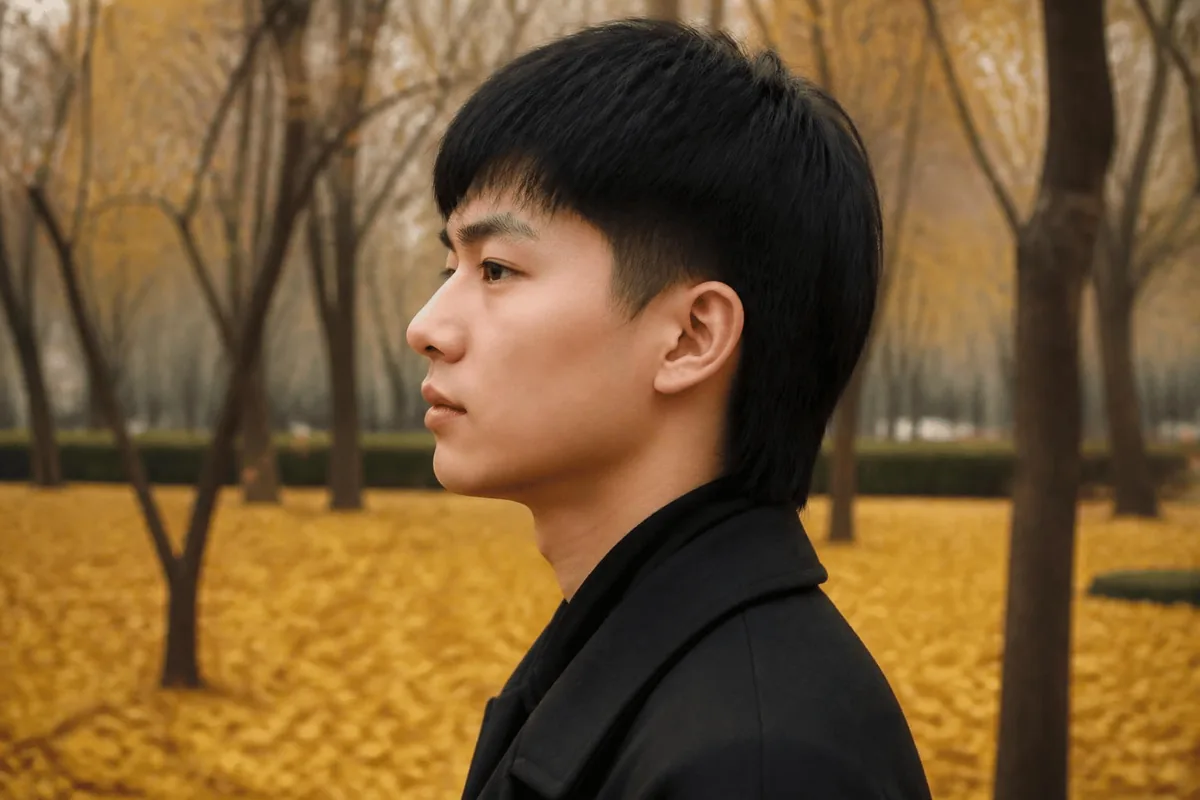 Low taper fade mullet straight hair
