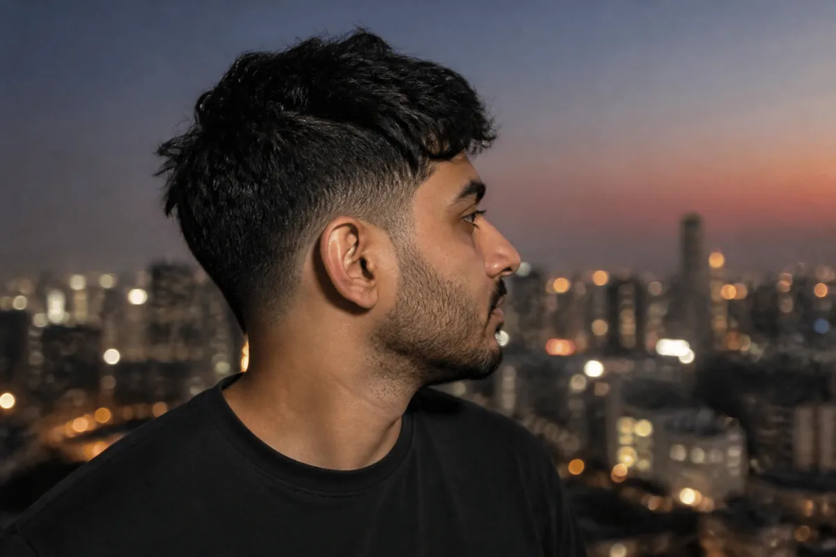 Low taper fade textured crop thick hair